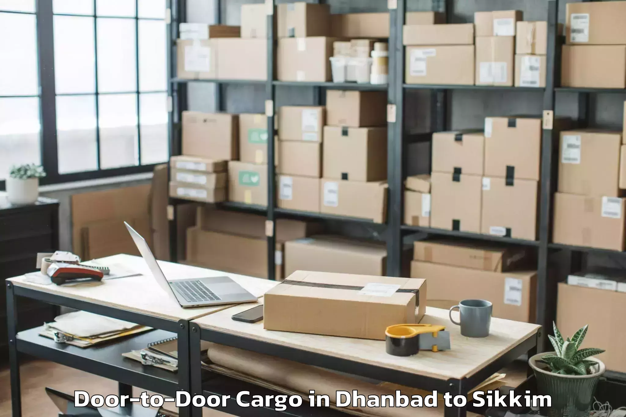 Book Your Dhanbad to Vinayaka Missions Sikkim Unive Door To Door Cargo Today